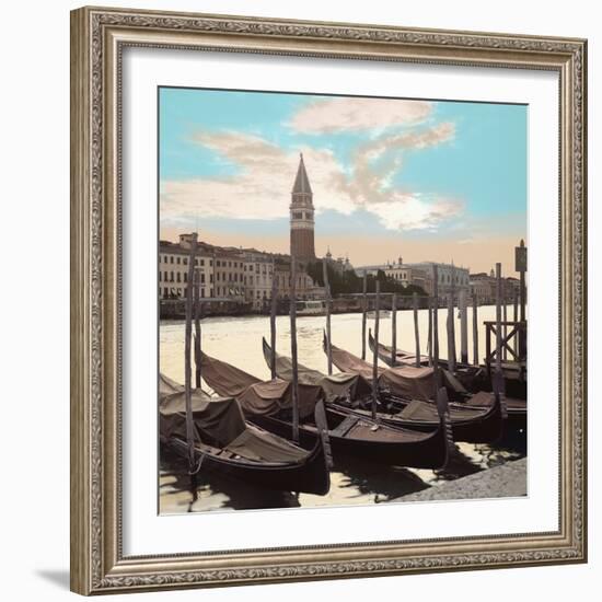 Campanile Vista with Gondolas #1-Alan Blaustein-Framed Photographic Print