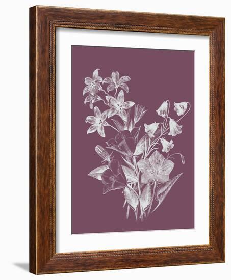 Campanulas Purple Flower-Jasmine Woods-Framed Art Print