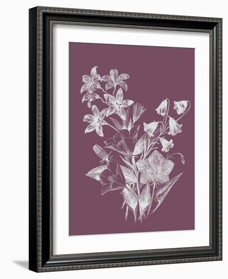 Campanulas Purple Flower-Jasmine Woods-Framed Art Print