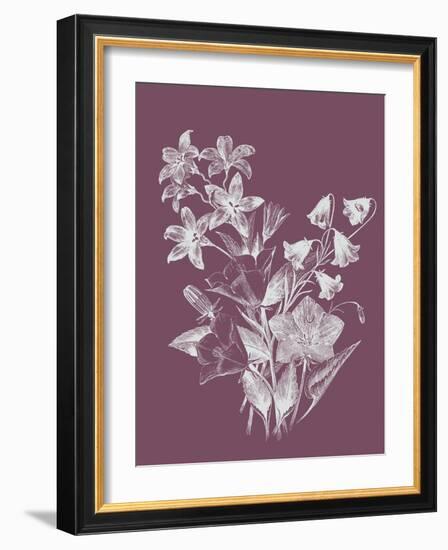 Campanulas Purple Flower-Jasmine Woods-Framed Art Print