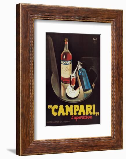 Campari l'Aperitivo-null-Framed Premium Giclee Print