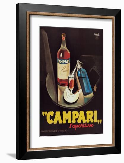 Campari l'Aperitivo-null-Framed Premium Giclee Print