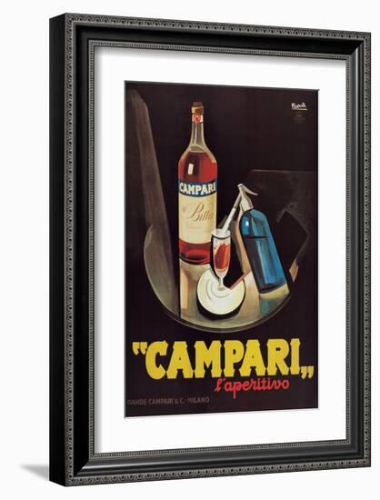 Campari l'Aperitivo-null-Framed Premium Giclee Print