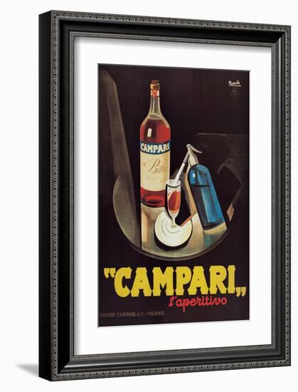 Campari l'Aperitivo-null-Framed Art Print