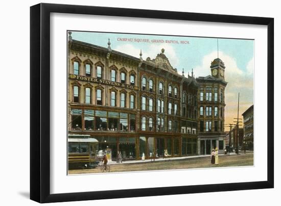 Campau Square, Grand Rapids, Michigan-null-Framed Art Print