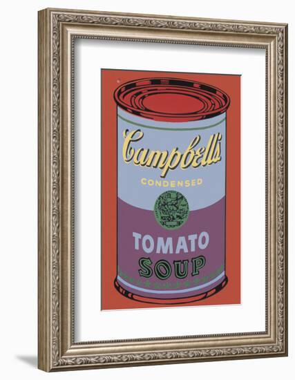 Campbell's Soup Can, 1965 (Blue and Purple)-Andy Warhol-Framed Giclee Print