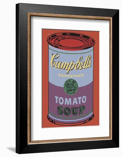 Campbell's Soup Can, 1965 (Blue and Purple)-Andy Warhol-Framed Giclee Print