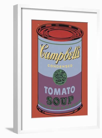 Campbell's Soup Can, 1965 (Blue and Purple)-Andy Warhol-Framed Giclee Print