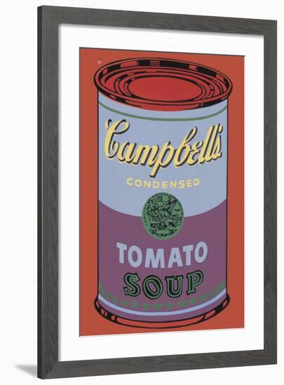 Campbell's Soup Can, 1965 (Blue and Purple)-Andy Warhol-Framed Giclee Print