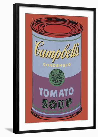 Campbell's Soup Can, 1965 (Blue and Purple)-Andy Warhol-Framed Giclee Print