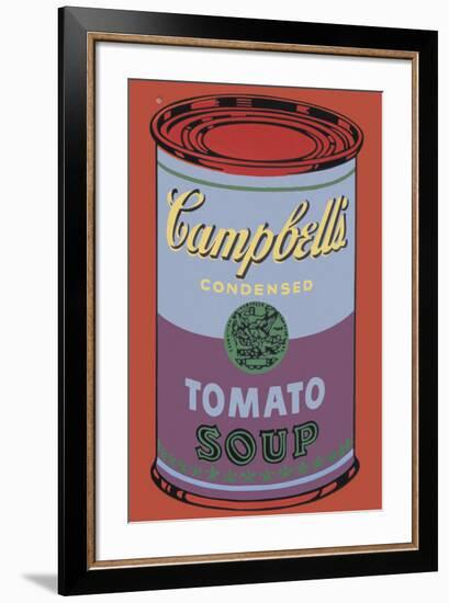 Campbell's Soup Can, 1965 (Blue and Purple)-Andy Warhol-Framed Giclee Print