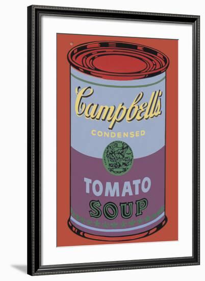 Campbell's Soup Can, 1965 (Blue and Purple)-Andy Warhol-Framed Giclee Print