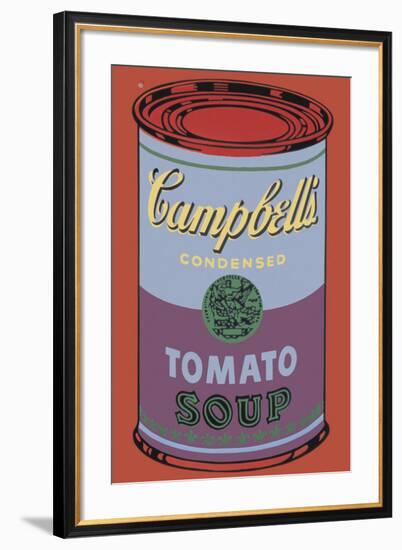 Campbell's Soup Can, 1965 (Blue and Purple)-Andy Warhol-Framed Giclee Print