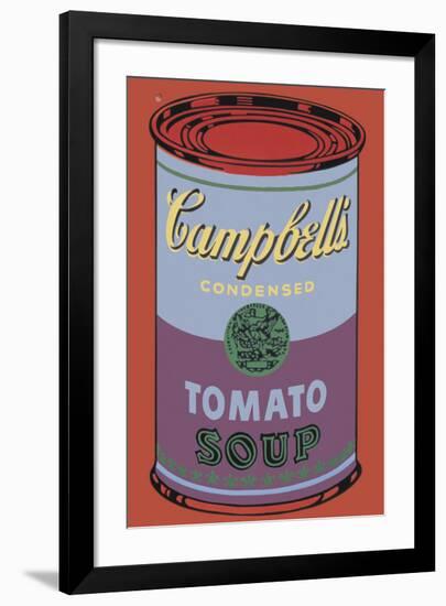 Campbell's Soup Can, 1965 (Blue and Purple)-Andy Warhol-Framed Giclee Print