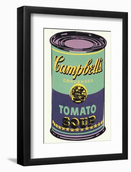 Campbell's Soup Can, 1965 (Green and Purple)-Andy Warhol-Framed Giclee Print