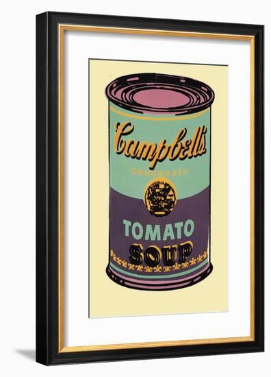 Campbell's Soup Can, 1965 (Green and Purple)-Andy Warhol-Framed Giclee Print