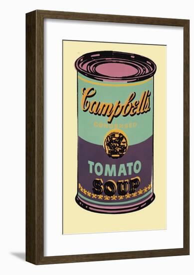 Campbell's Soup Can, 1965 (Green and Purple)-Andy Warhol-Framed Giclee Print