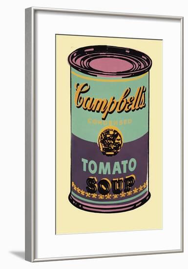 Campbell's Soup Can, 1965 (Green and Purple)-Andy Warhol-Framed Giclee Print