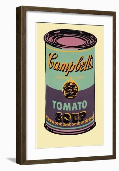 Campbell's Soup Can, 1965 (Green and Purple)-Andy Warhol-Framed Giclee Print