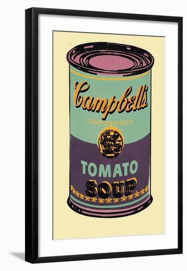 Campbell's Soup Can, 1965 (Green and Purple)-Andy Warhol-Framed Giclee Print