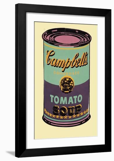 Campbell's Soup Can, 1965 (Green and Purple)-Andy Warhol-Framed Giclee Print