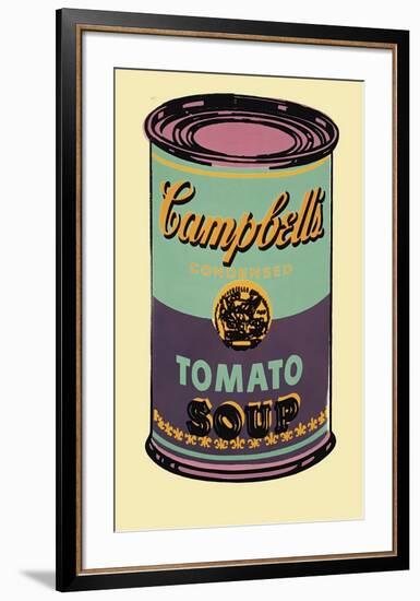 Campbell's Soup Can, 1965 (Green and Purple)-Andy Warhol-Framed Giclee Print