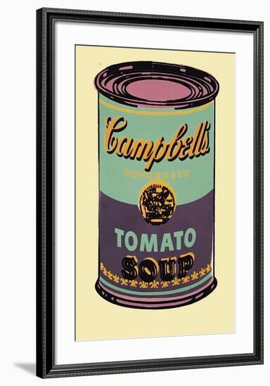 Campbell's Soup Can, 1965 (Green and Purple)-Andy Warhol-Framed Giclee Print