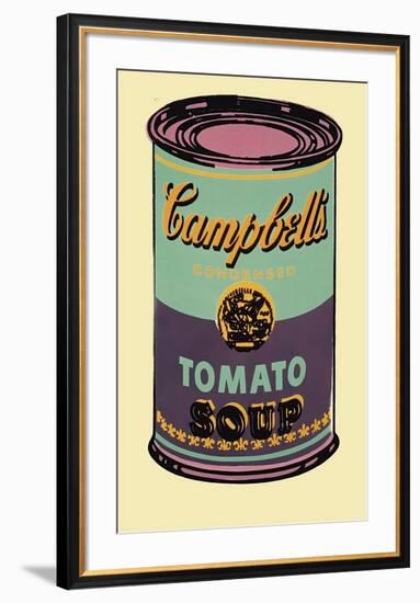 Campbell's Soup Can, 1965 (Green and Purple)-Andy Warhol-Framed Giclee Print