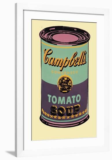 Campbell's Soup Can, 1965 (Green and Purple)-Andy Warhol-Framed Giclee Print