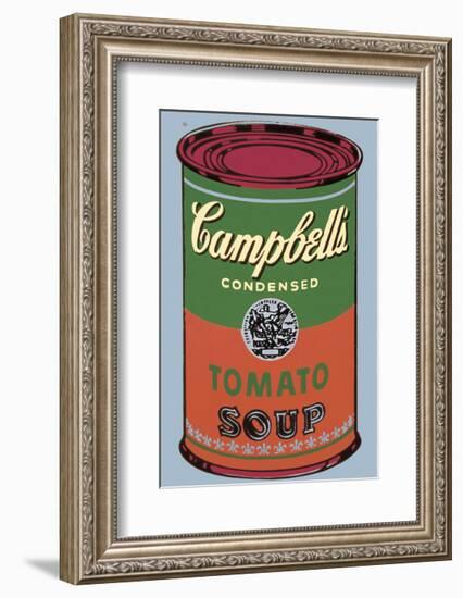 Campbell's Soup Can, 1965 (Green and Red)-Andy Warhol-Framed Giclee Print