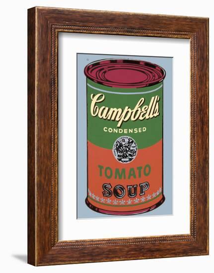 Campbell's Soup Can, 1965 (Green and Red)-Andy Warhol-Framed Giclee Print