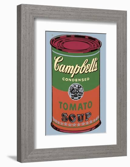 Campbell's Soup Can, 1965 (Green and Red)-Andy Warhol-Framed Giclee Print