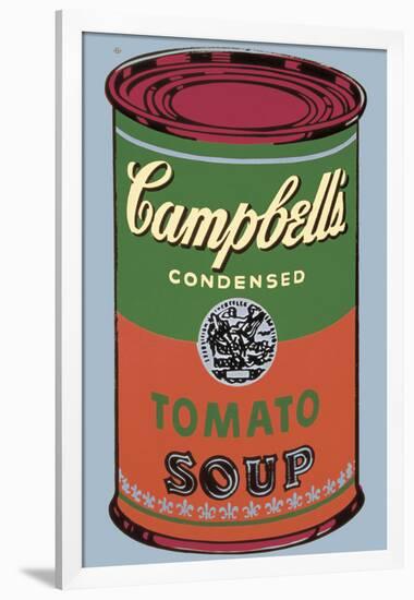 Campbell's Soup Can, 1965 (Green and Red)-Andy Warhol-Framed Giclee Print