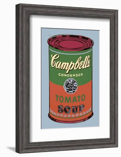 Campbell's Soup Can, 1965 (Green and Red)-Andy Warhol-Framed Art Print