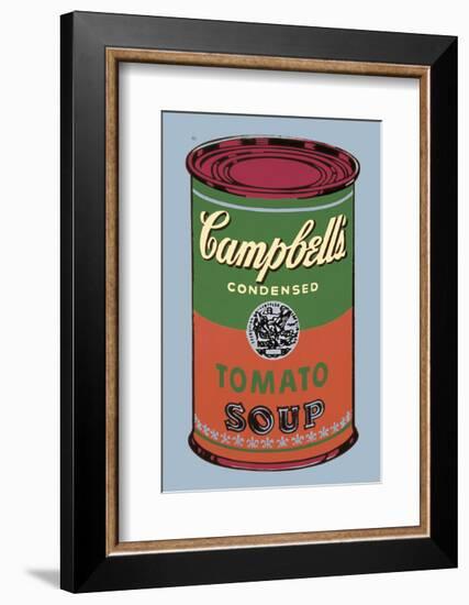 Campbell's Soup Can, 1965 (Green and Red)-Andy Warhol-Framed Art Print