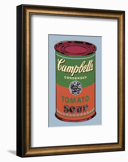 Campbell's Soup Can, 1965 (Green and Red)-Andy Warhol-Framed Art Print