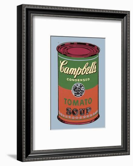 Campbell's Soup Can, 1965 (Green and Red)-Andy Warhol-Framed Art Print