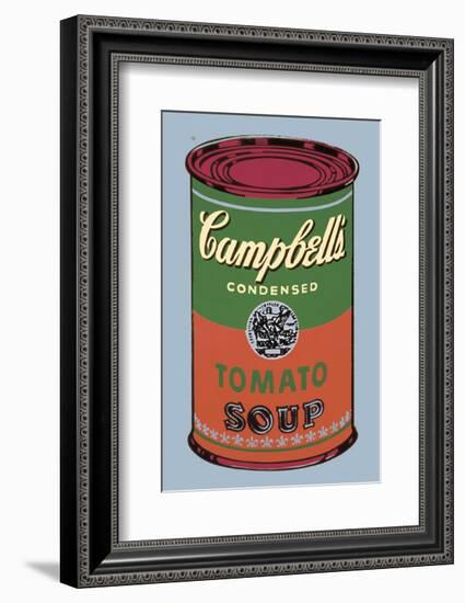 Campbell's Soup Can, 1965 (Green and Red)-Andy Warhol-Framed Art Print