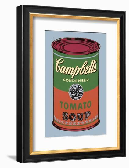 Campbell's Soup Can, 1965 (Green and Red)-Andy Warhol-Framed Art Print