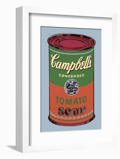 Campbell's Soup Can, 1965 (Green and Red)-Andy Warhol-Framed Art Print