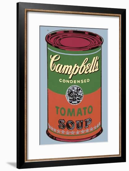 Campbell's Soup Can, 1965 (Green and Red)-Andy Warhol-Framed Giclee Print