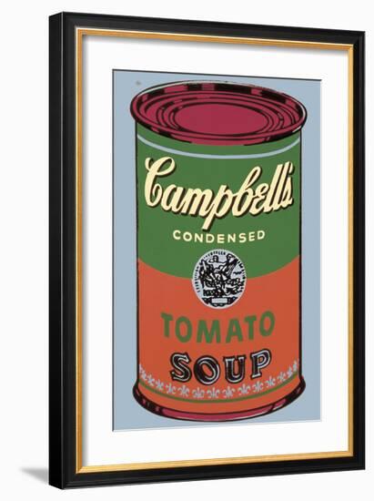 Campbell's Soup Can, 1965 (Green and Red)-Andy Warhol-Framed Giclee Print