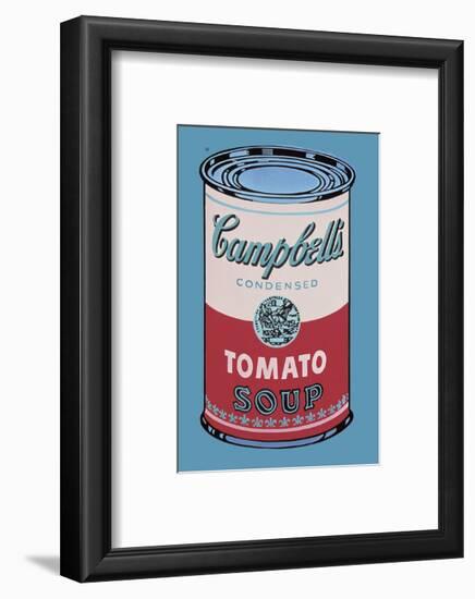 Campbell's Soup Can, 1965 (Pink and Red)-Andy Warhol-Framed Art Print