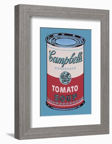 Campbell's Soup Can, 1965 (Pink and Red)-Andy Warhol-Framed Art Print