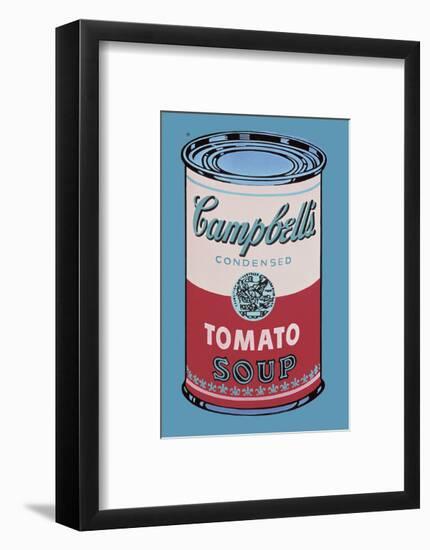 Campbell's Soup Can, 1965 (Pink and Red)-Andy Warhol-Framed Art Print