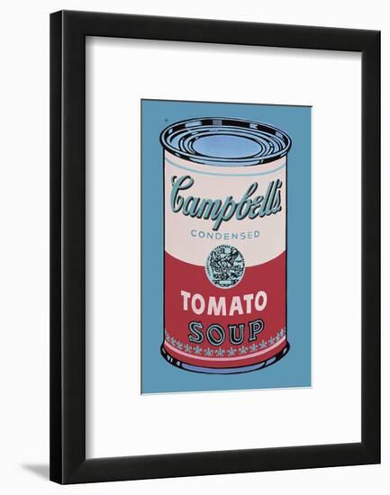 Campbell's Soup Can, 1965 (Pink and Red)-Andy Warhol-Framed Art Print