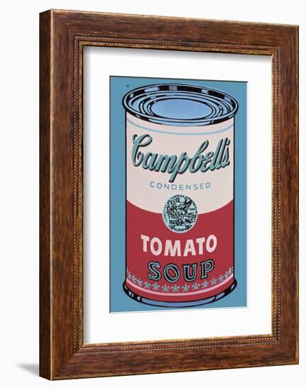 Campbell's Soup Can, 1965 (Pink and Red)-Andy Warhol-Framed Giclee Print