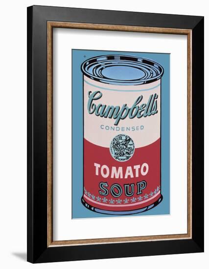 Campbell's Soup Can, 1965 (Pink and Red)-Andy Warhol-Framed Giclee Print