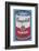 Campbell's Soup Can, 1965 (Pink and Red)-Andy Warhol-Framed Giclee Print