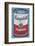 Campbell's Soup Can, 1965 (Pink and Red)-Andy Warhol-Framed Giclee Print